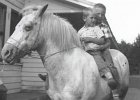 Matt and   on horse 1961